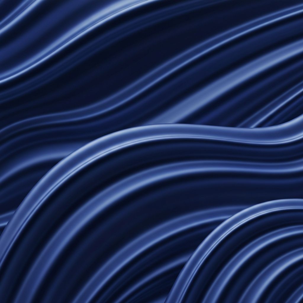Abstract blue flowing shapes